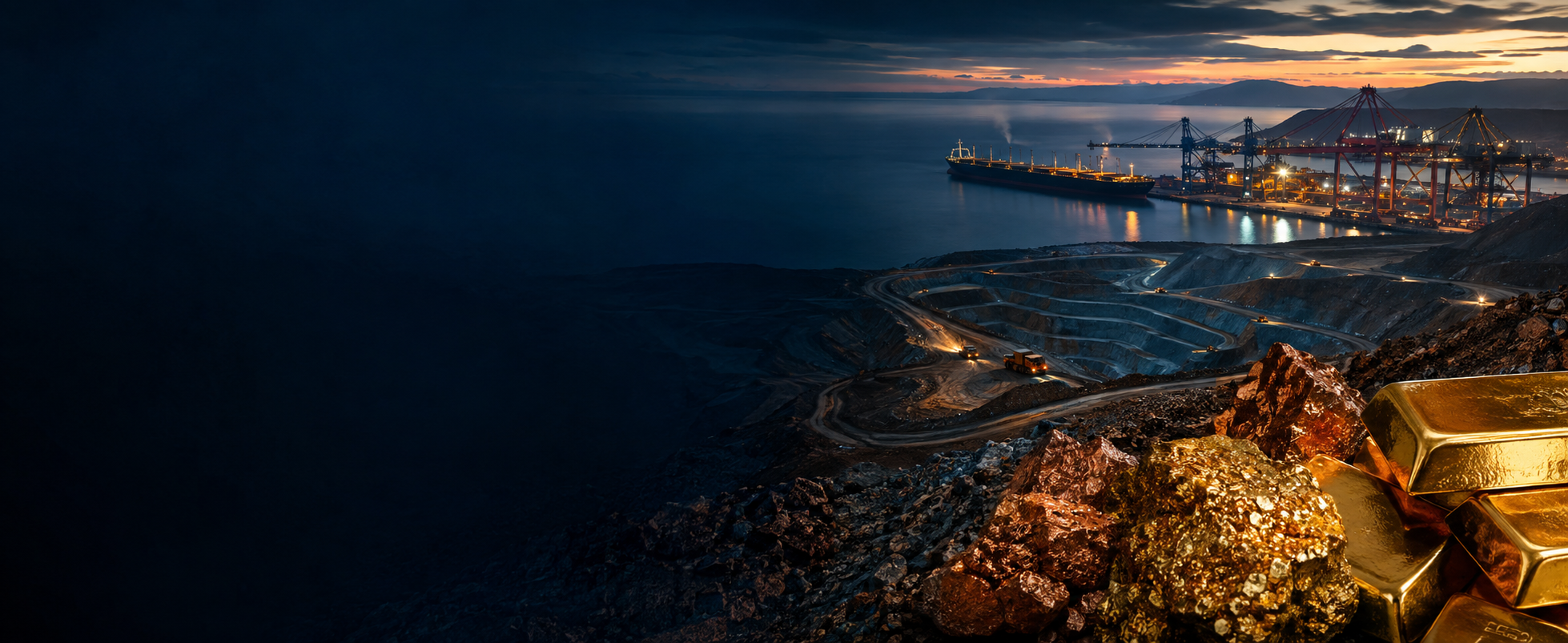 Minería, oro y comercio internacional de commodities